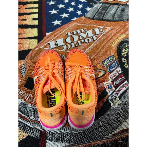 Nike Flyknit Lunar 3 – Bright Crimson / Hyper Pink (827116-800) Size 6.5 Women's - Picture 3 of 5